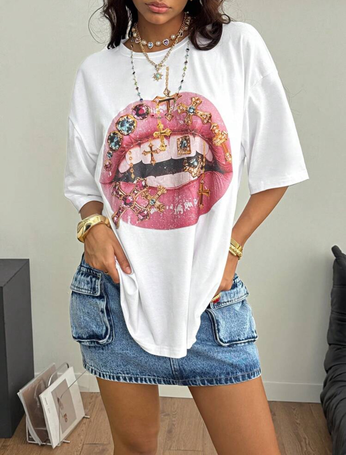 Haut Vintage Street wear femme