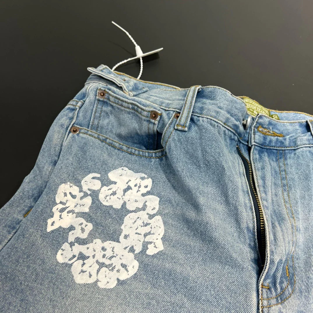Shorts en jean  Denim Tears Bleu